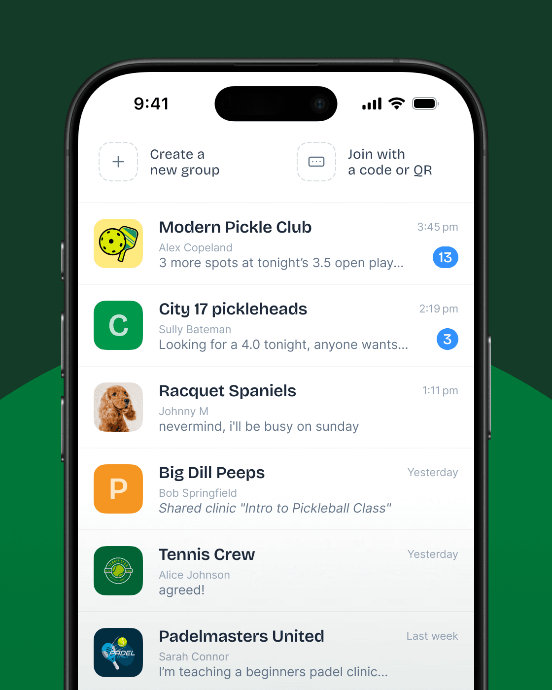 Community and groups