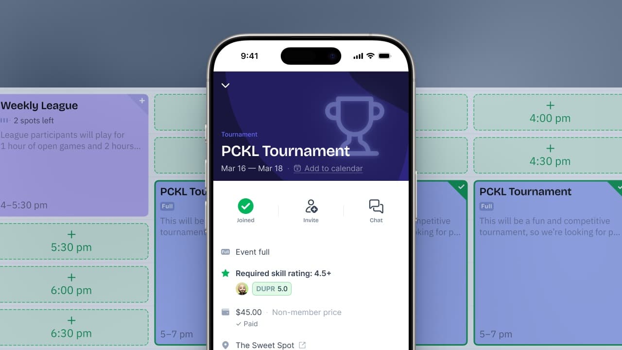 Leagues and Tournaments